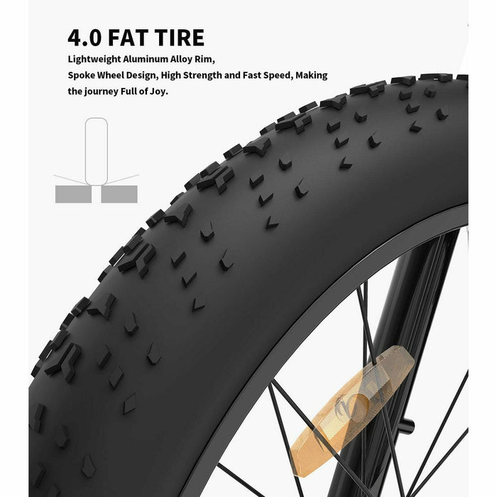 Aostirmotor S07-F All Terrain Fat Tire Electric Bike  48V/13Ah 750W